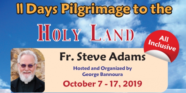 11 Days Pilgrimage to the Holy Land from Denver, CO - October 7-17, 2019 - Fr. Steve Adams